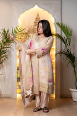 TISSUE BANARSI KURTI SET