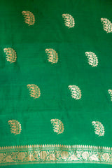 PURE SILK HANDLOOM ORGANZA UNSTICH SUIT