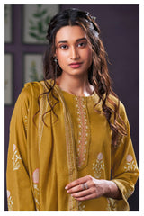 Pure Muslin Cotton Embroidery Suit Set