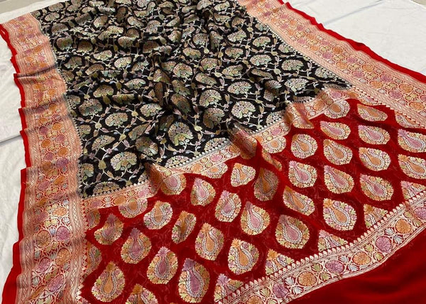 Beautiful Khaddi Georgette Saree