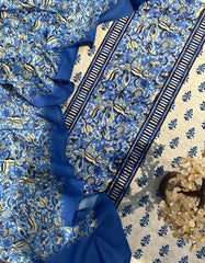 Ajrakh cotton suit set