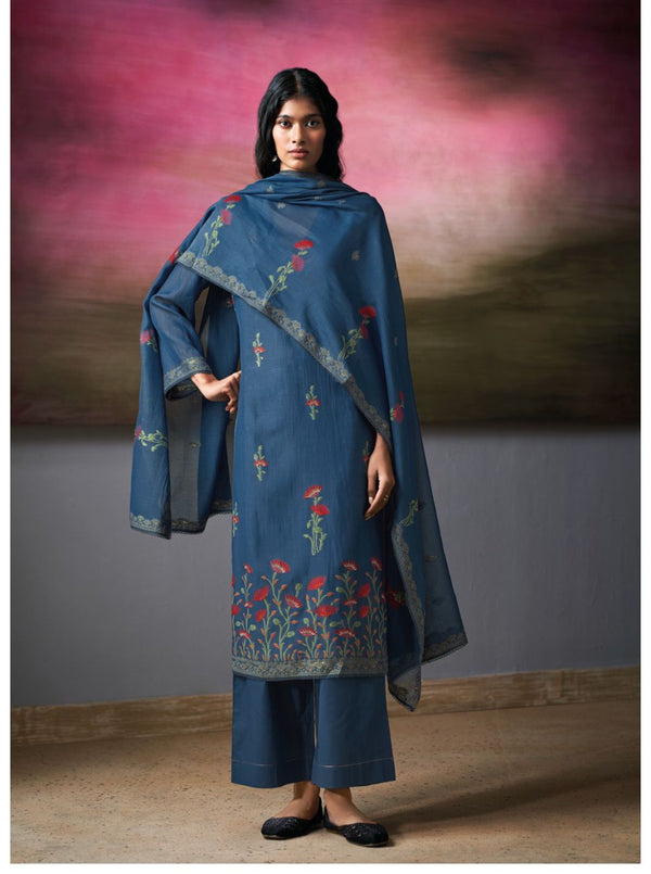 Ganga Mulmul jamdani Suit Set