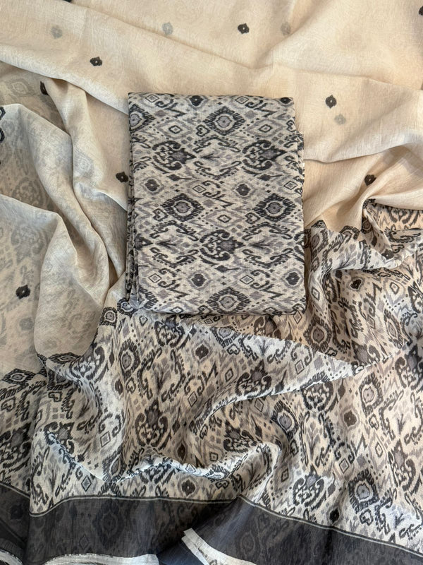 Mulmul Digital Print Suit Set