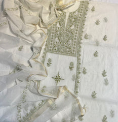 Mulmul Lucknavi Embroidery S.F