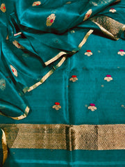 Pure Kora Organza Banarasi Kurta Dupatta Set