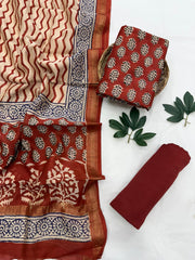 Chanderi Maheshwari Suit Set