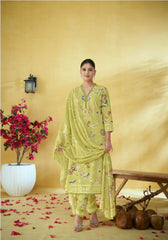 Beautiful Cotton Crocia Suit