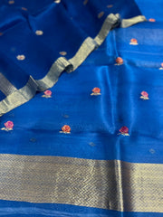 Pure Kora Organza Banarasi Kurta Dupatta Set