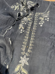 Mulmul Embroidery Suit Set