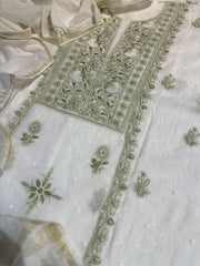 Mulmul Lucknavi Embroidery S.F