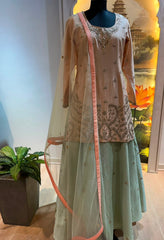 Elegant Embroidered Lehenga Set