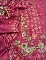 Chanderi Thread Embroidery S.F