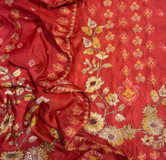 Chanderi Thread Embroidery S.F