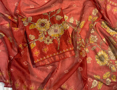 Chanderi Thread Embroidery S.F