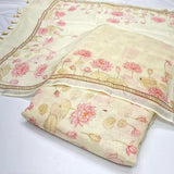 MulMul Chanderi with Mul Dupatta Kurta Set