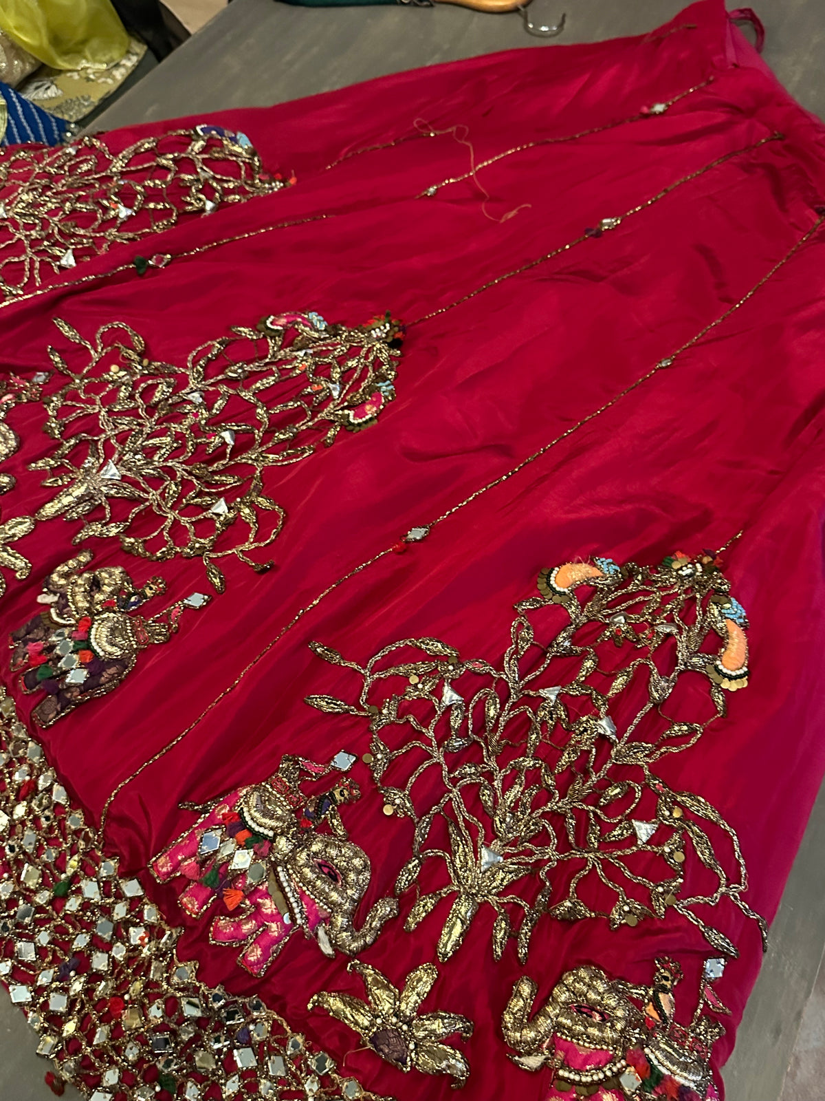pink lehanga