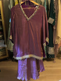 purple dress
