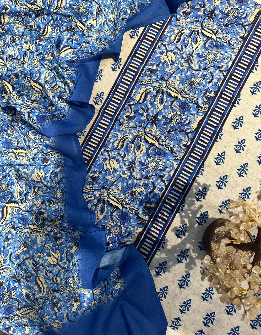 Ajrakh cotton suit set
