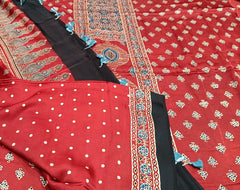 Pure Modal Ajrakh Kurta Dupatta Set