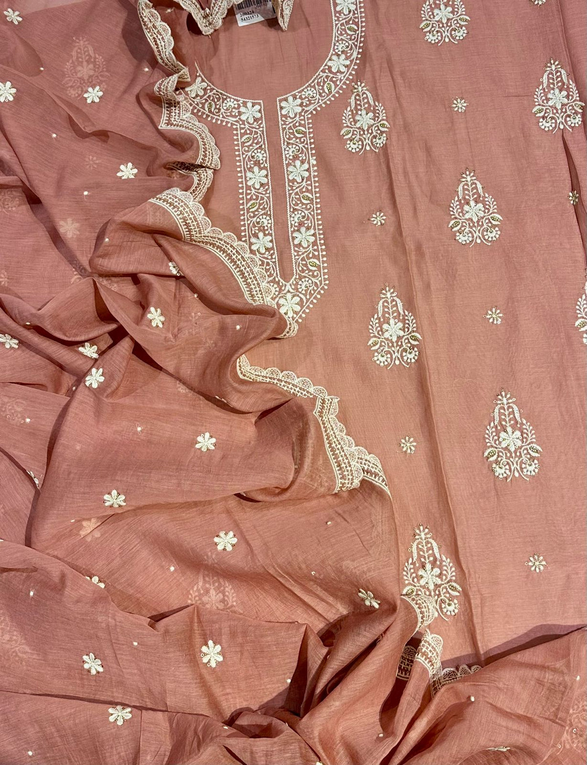 Mulmul Chanderi Thread Embroidery S.F