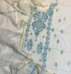 Mulmul Lucknavi Embroidery S.F