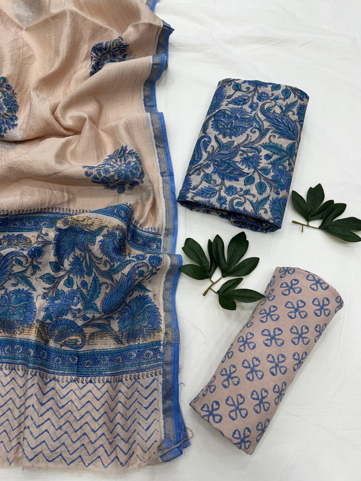 Chanderi Maheshwari Suit Set