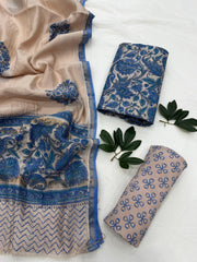 Chanderi Maheshwari Suit Set