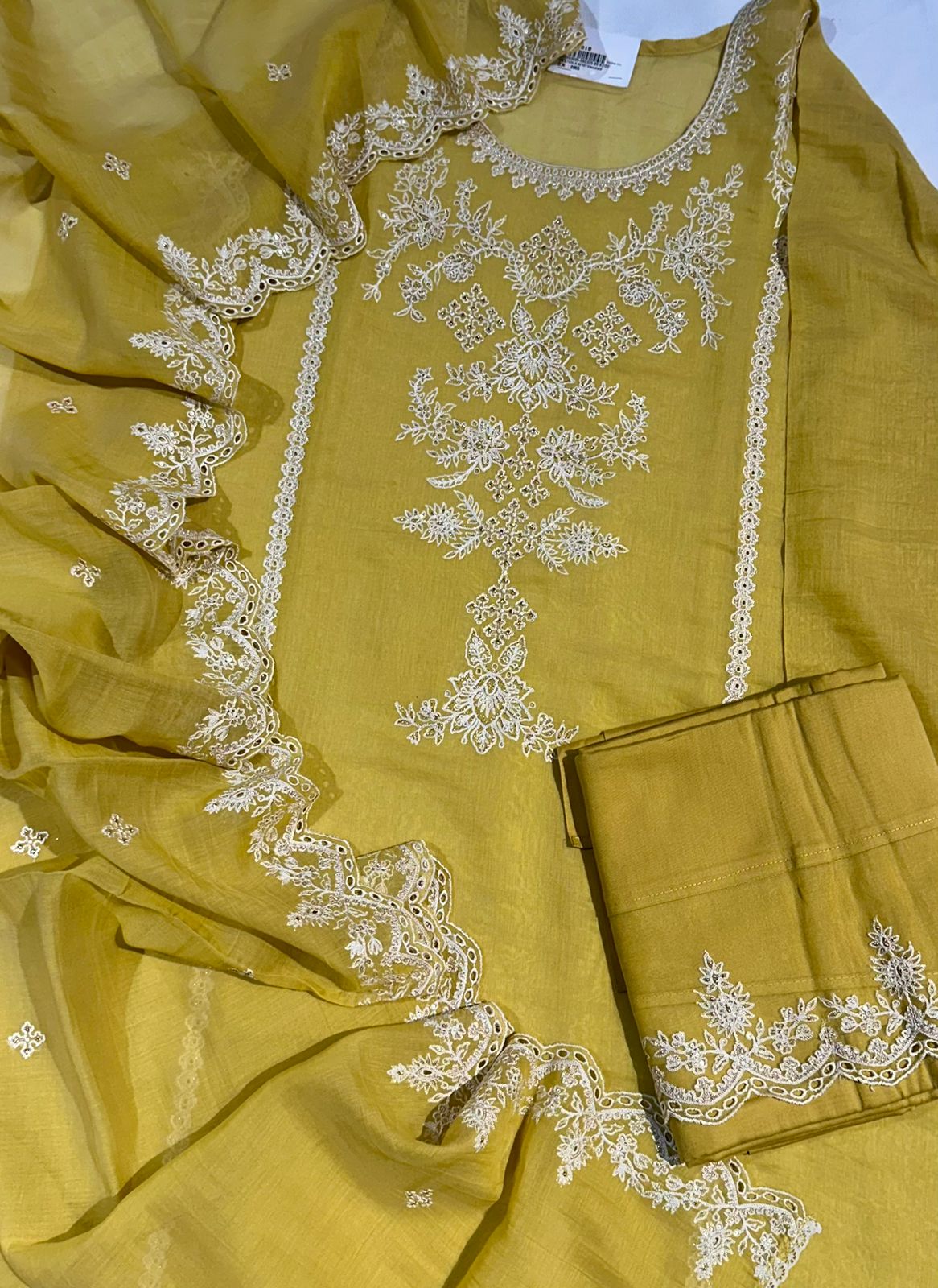 Mulmul Chanderi Zari Thread Work S.F