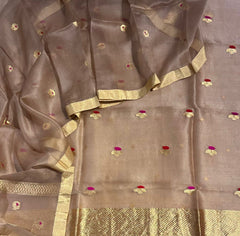Pure Kora Organza Banarasi Kurta Dupatta Set