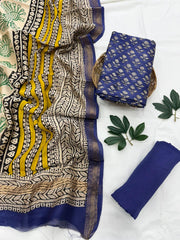 Chanderi Maheshwari Suit Set