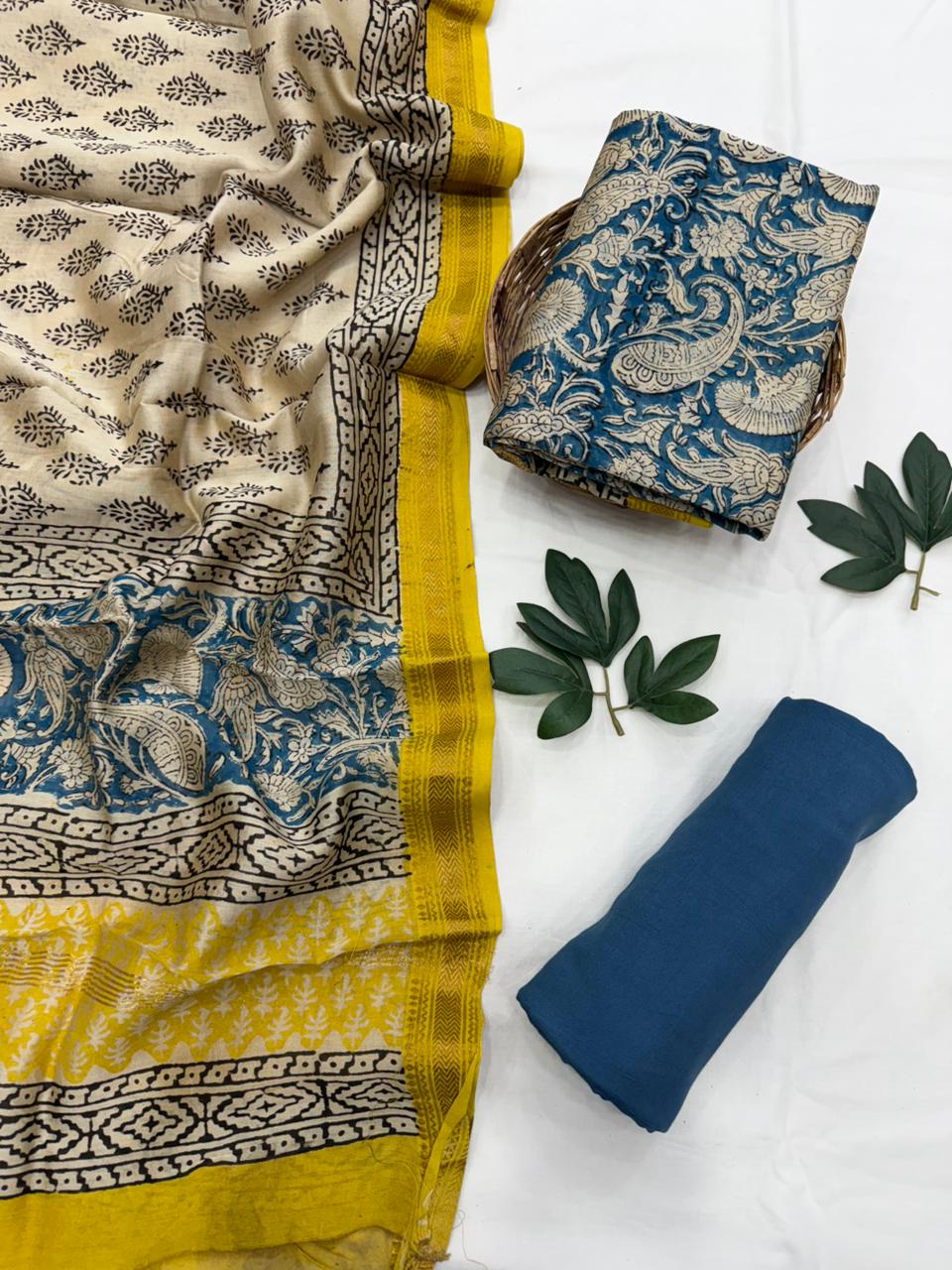 Chanderi Maheshwari Suit Set