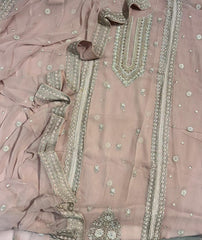 Georgette Hand Embroidery Suit Set
