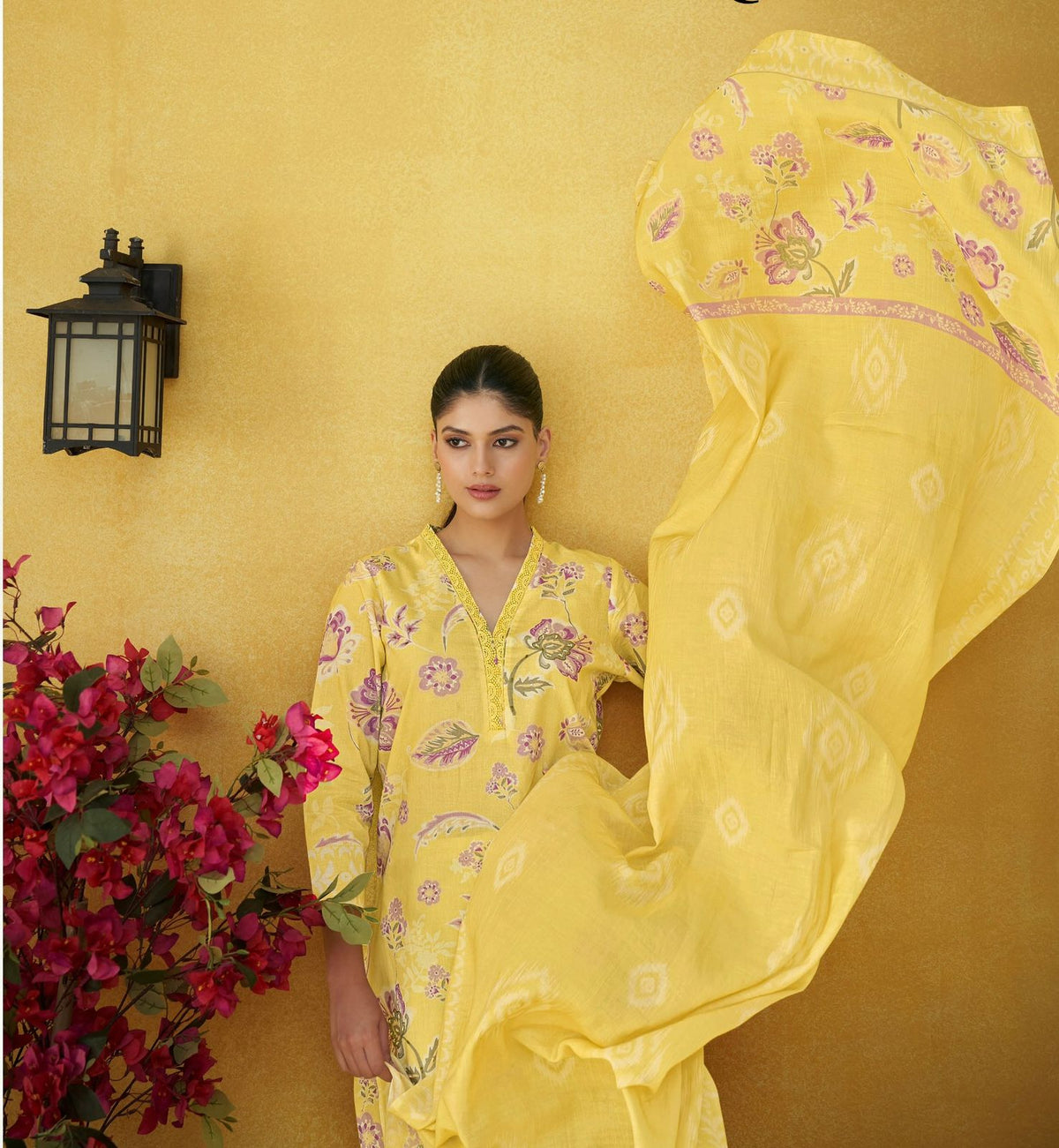 Beautiful Cotton Crocia Suit