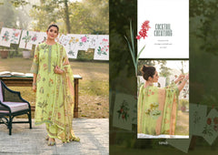 Resha Floral Cotton Suit Set