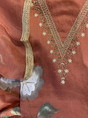 Organza Embroidery kurta set