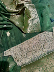 Chanderi Mulmul Banarasi Suit Set