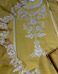 Mulmul Chanderi Zari Thread Work S.F
