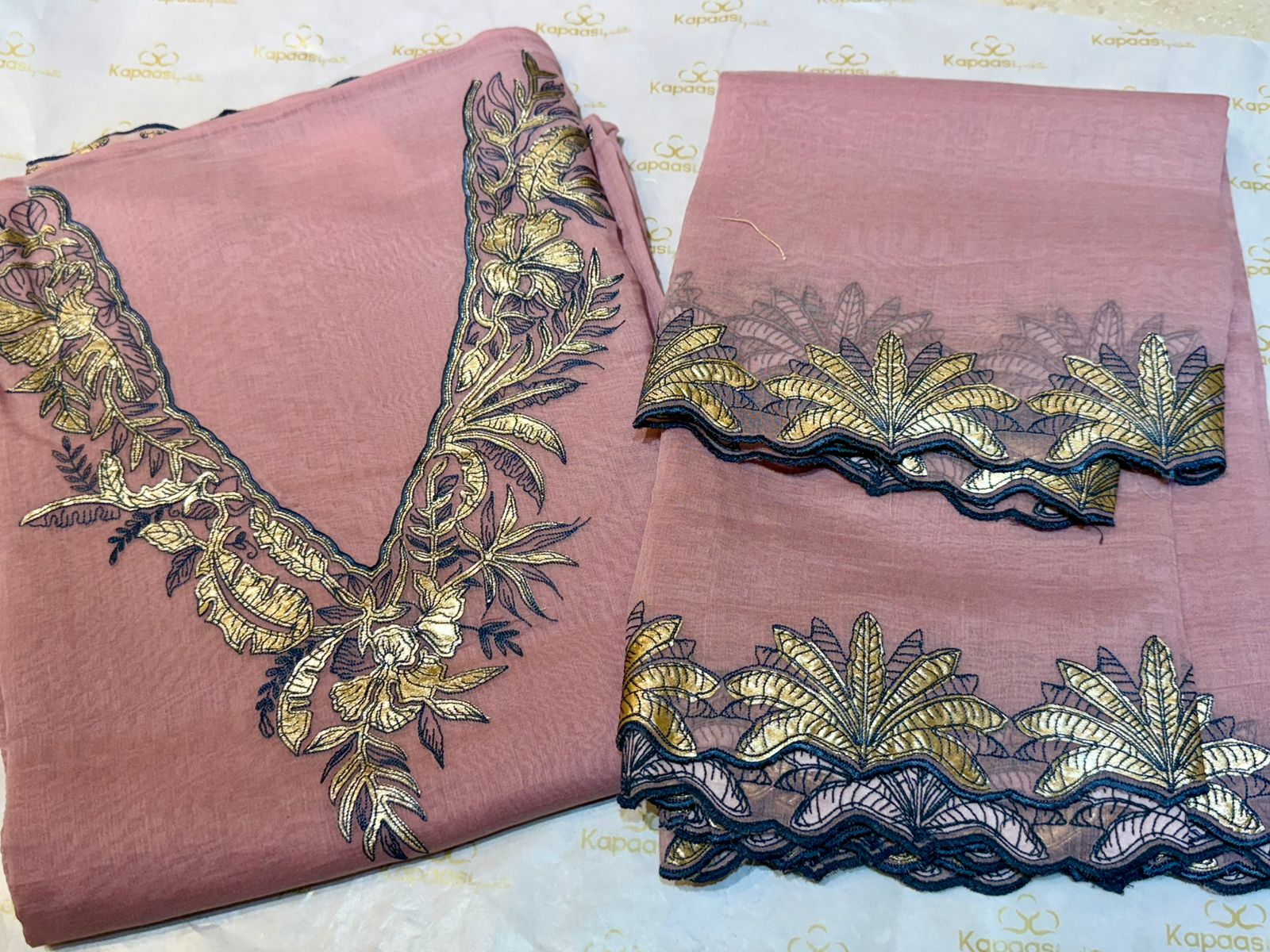 Mulmul Cutwork Suit Set