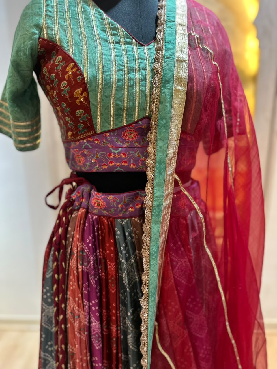 Embroidery Silk Lehenga Set