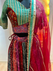 Embroidery Silk Lehenga Set