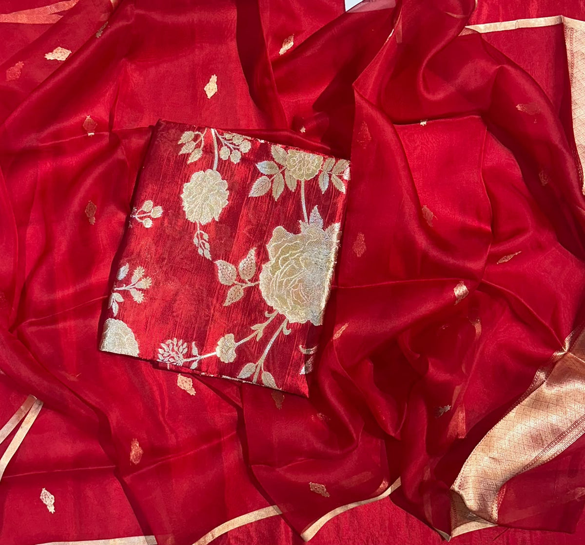 KHINKHWAB PURE SILK SUIT SET