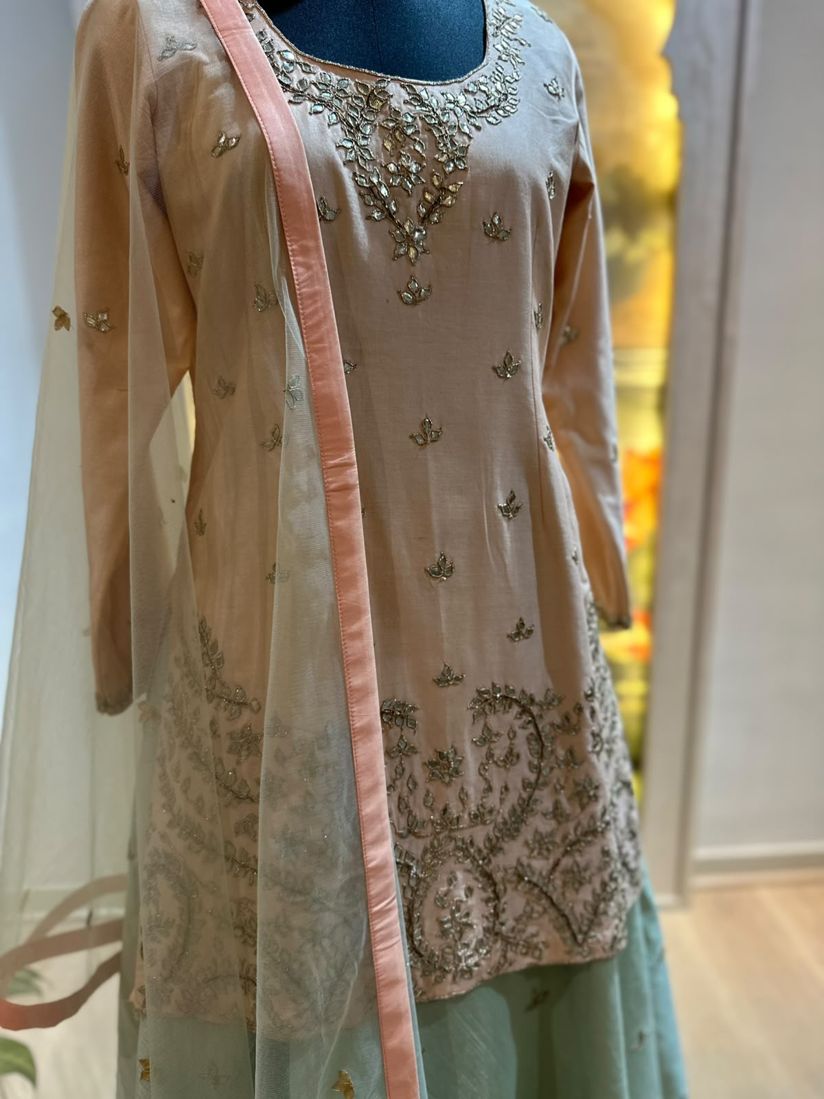 Elegant Embroidered Lehenga Set