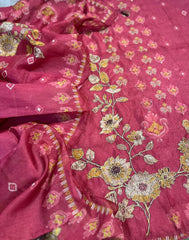 Chanderi Thread Embroidery S.F