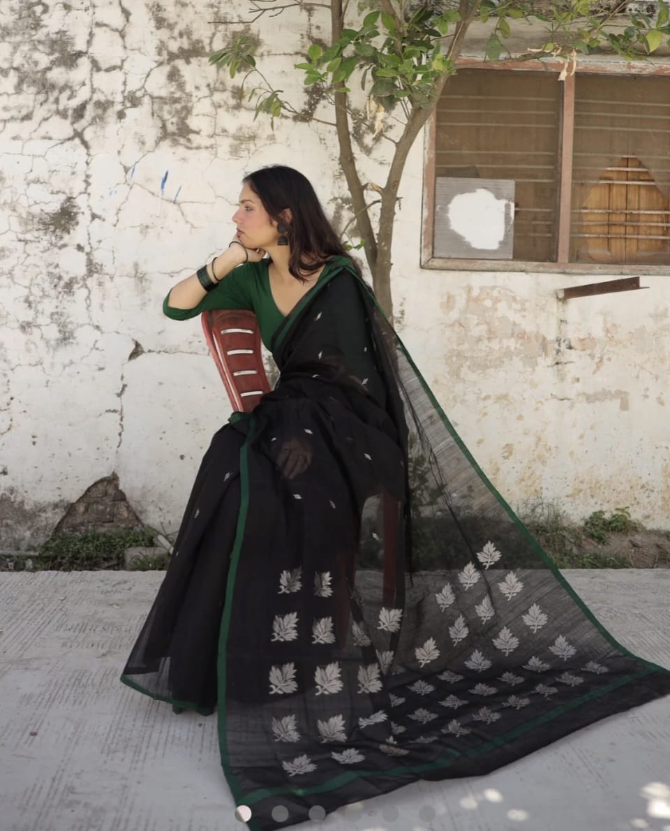 Pure Kora Handloom Saree